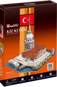 Cubic Fun 3D 66 Parça Puzzle Kız Kulesi (Kod:C181h)