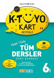 6. Sınıf K Tüyo Kart Destekli Tüm Dersler Soru Bankası