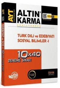 AYT Türk Dili ve Edebiyatı Sosyal Bilimler 1 10x40 Deneme Sınavı