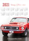 2021 Takvimli Poster - Arabalar - Mustang