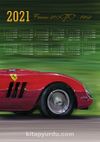 2021 Takvimli Poster - Arabalar - Ferrari