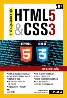 Yeni Başlayanlar İçin HTML5 - CSS3 - Fahrettin Erdinç