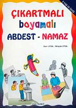 Çıkartmalı Boyamalı Abdest-Namaz