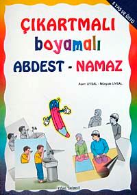 Çıkartmalı Boyamalı Abdest-Namaz
