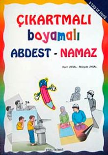Çıkartmalı Boyamalı Abdest-Namaz