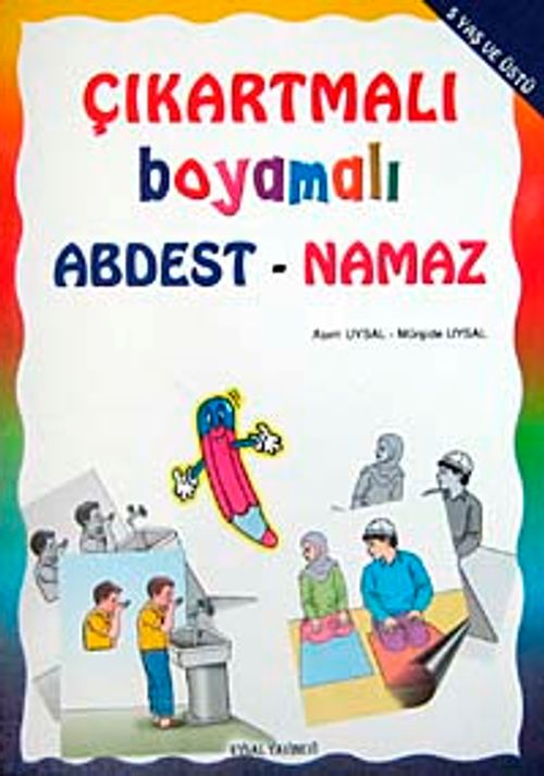 Çıkartmalı Boyamalı Abdest-Namaz