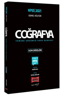 2021 KPSS Coğrafya Son Düzlük Tamamı Çözümlü Soru Bankası