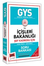 GYS T.C. İçişleri Bakanlığı Şef Kadrosu İçin Konu Özetli Soru Bankası
