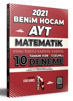 2021 AYT Matematik Konu Özetli Fasikül Fasikül Tamamı Video Çözümlü 10 Deneme Sınavı 