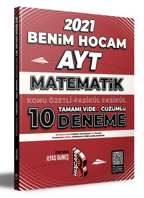 2021 AYT Matematik Konu Özetli Fasikül Fasikül Tamamı Video Çözümlü 10 Deneme Sınavı 