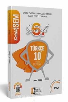 2021 Farklı İsem 6. Sınıf Türkçe Tamamı Çözümlü 10 Fasikül Deneme - Levent Kuşcu