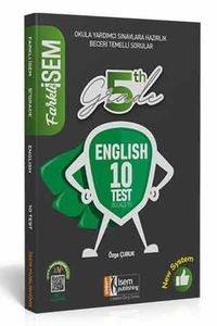 2021 Farklı İsem 5. Sınıf İngilizce Tamamı Çözümlü 10 Fasikül Deneme 