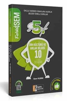 2021 Farklı İsem 5. Sınıf Din Kültürü ve Ahlak Bilgisi Tamamı Çözümlü 10 Fasikül Deneme 