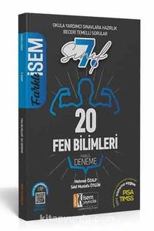 2021 Farklı İsem 7. Sınıf Fen Bilimleri Tamamı Çözümlü 20 Fasikül Deneme - Mehmet Özalp