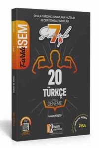 Farklı İsem 7. Sınıf Türkçe Tamamı Çözümlü 20 Fasikül Deneme 