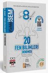2021 LGS Farklı İsem 8. Sınıf Fen Bilgisi 20'li Sarmal Deneme