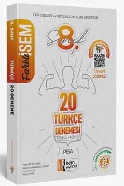 2021 LGS Farklı İsem 8. Sınıf Türkçe 20'li Sarmal Deneme