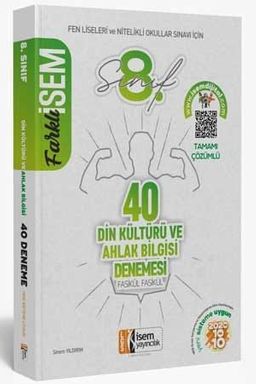 2021 LGS Farklı İsem 8. Sınıf Din Kültürü ve Ahlak Bilgisi 40'lı Sarmal Deneme 