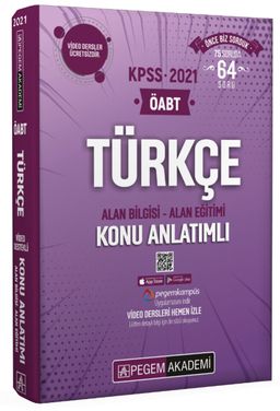 2021 KPSS ÖABT Türkçe Video Destekli Konu Anlatımlı