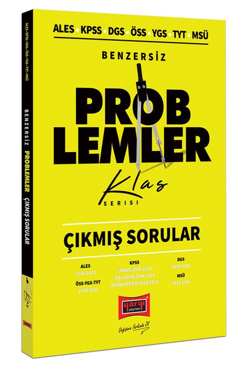 ALES KPSS DGS ÖSS YGS TYT MSÜ Benzersiz Problemler Çıkmış Sorular Klas Serisi