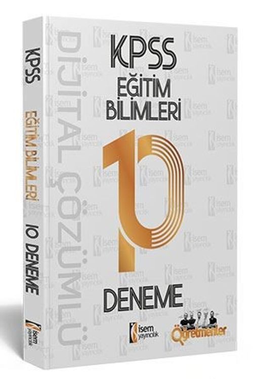 2021 KPSS Eğitim Bilimleri Dijital Çözümlü 10 Deneme 