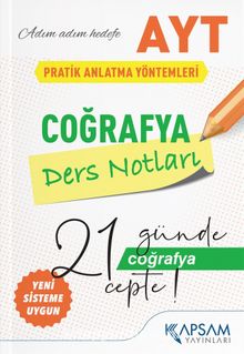 AYT Coğrafya Ders Notları - Kolektif
