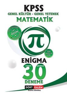 Enigma Tamamı Çözümlü 30 Kpss Matematik Denemesi
