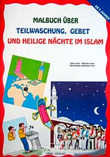 Malbuch Über Teilwaschung Gebet Und Heilige Nachte Im İslam ( Büyük Boy Abdest Kandil Gece)