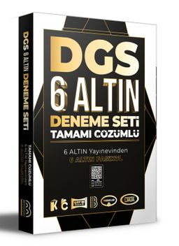 2021 DGS Tamamı Çözümlü 6 Altın Deneme