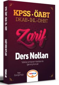 2021 ÖABT Din Kültürü ve Ahlak Bilgisi Öğretmenliği (DKAP-İHL-DHBT) Zarif Ders Notları