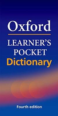 Oxford Learners Pocket Dictionary
