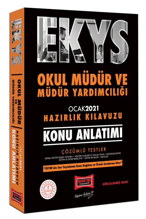 EKYS Okul Müdür ve Müdür Yardımcılığı Konu Anlatımı Hazırlık Kılavuzu Ocak 2021