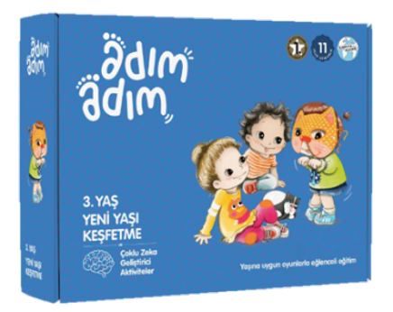 Adım Adım Eğitim Seti 3 Yaş / Yeni Yaşı Keşfetme
