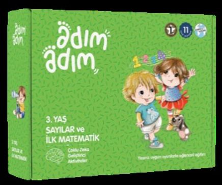 Adım Adım Eğitim Seti 3 Yaş / Sayılar ve İlk Matematik