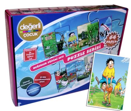 Değerler İçerikli Yapboz (Adalet)