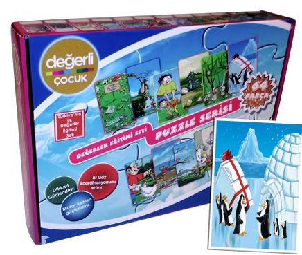 Değerler İçerikli Yapboz (Dostluk)