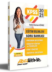 2021 KPSS Eğitim Bilimleri Program Geliştirme - Öğretim Yöntem ve Teknikleri - Sınıf Yönetimi - Materyal Geliştirme Soru Bankası  