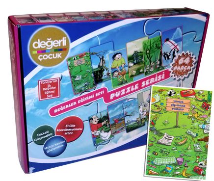 Değerler İçerikli Yapboz (Sorumluluk)