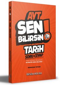 2021 AYT Tarih Sen Bilirsin Soru-Cevap Kitabı 