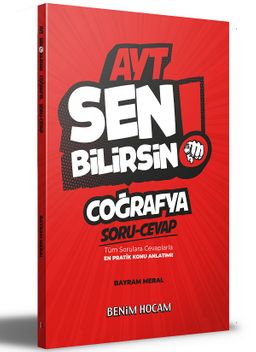 2021 AYT Coğrafya Sen Bilirsin Soru-Cevap Kitabı
