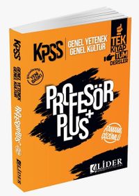 2021 KPSS Genel Yetenek Genel Kültür Profesör Plus Çözümlü Soru Bankası