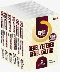 2021 KPSS Genel Yetenek Genel Kültür Modüler Konu Anlatımı (6 Kitap)
