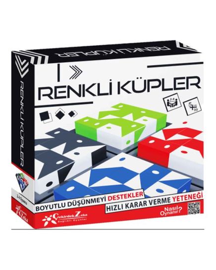 Çekirdek Zeka Renkli Küpler Oyunu(009612)