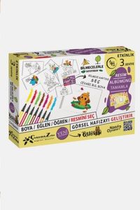 Çekirdek Zeka Bilmecelerle Boyuyorum Etkinlik 3.Seviye(009544)