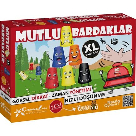 Çekirdek Zeka Xl Mutlu Bardaklar Kutu Oyunu(009292)