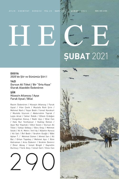 Sayı:290 Şubat 2021 Hece Aylık Edebiyat Dergisi