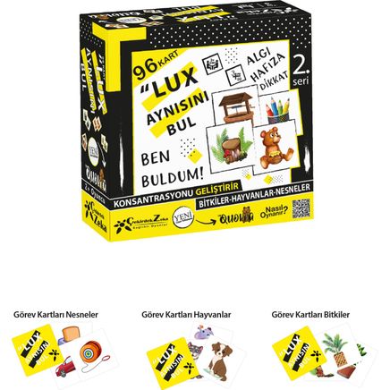 Çekirdek Zeka Aynısını Bul Oyunu 2.seviye Lux(900704)