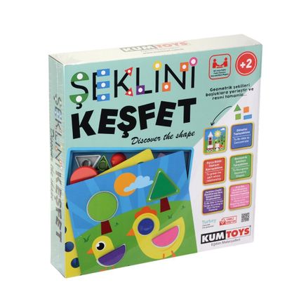 Şeklini Keşfet Eğitici Oyun Akıl ve Zeka Oyunu (5306)