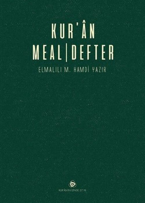 Kur'an Meal Defter