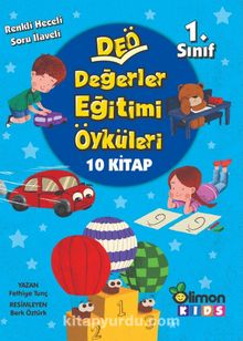 1. Sınıf DEÖ Değerler Eğitimi Öyküleri (10 Kitap) - Kolektif